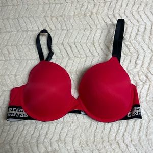 Red/Black PINK Bra